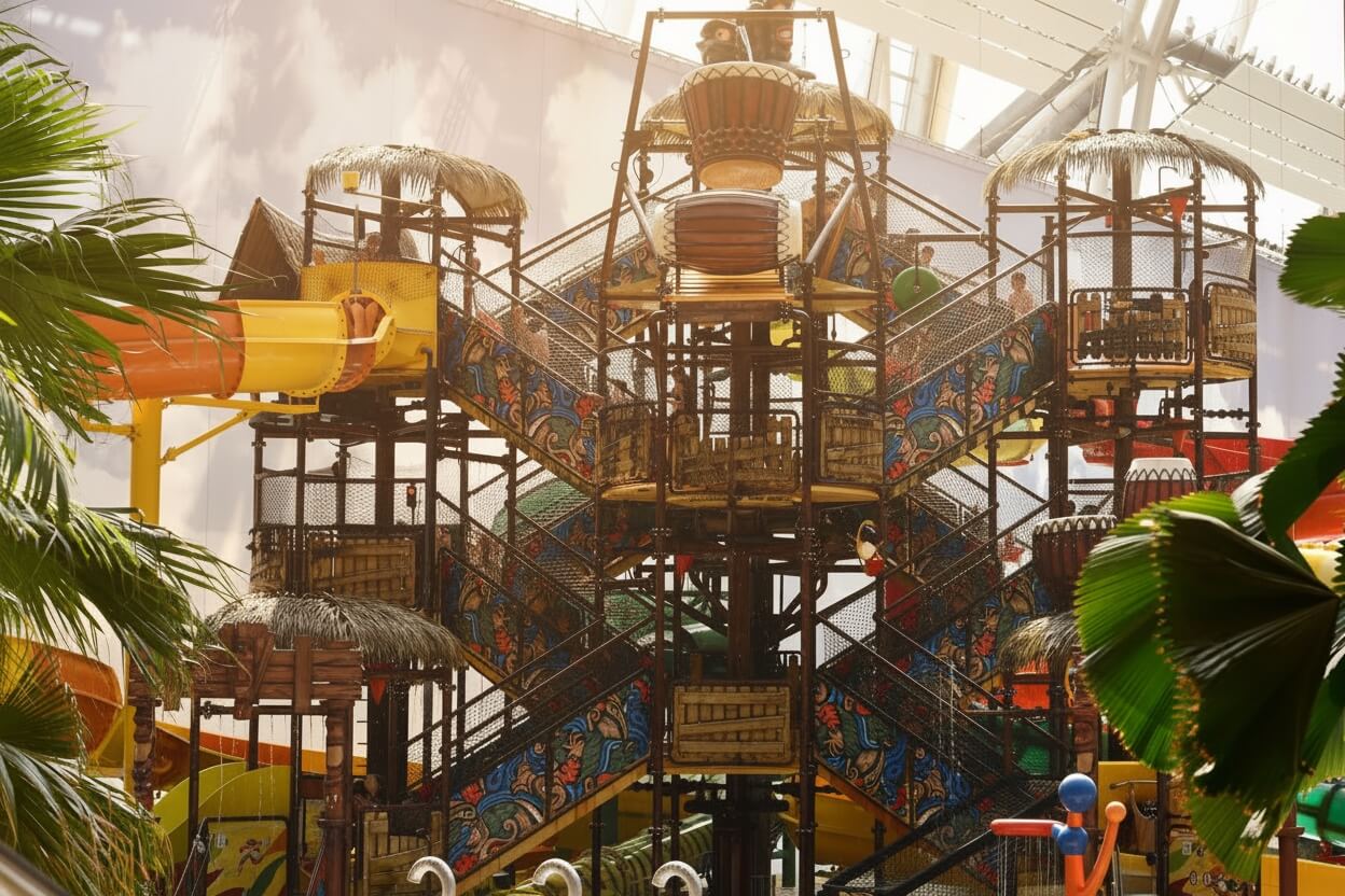 Jungle Splash Tropical Island waterspeelplaats voor kinderen